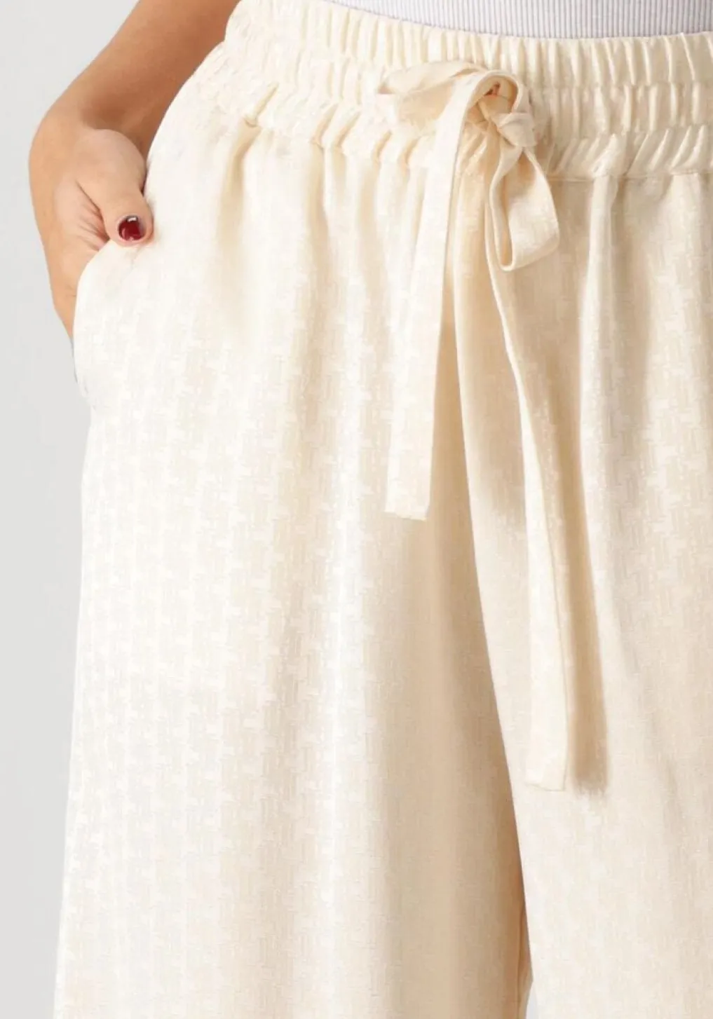 DAMES IBANA wijde broek paline