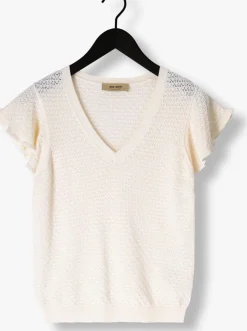DAMES MOS MOSH top mmganna pattern v-neck knit