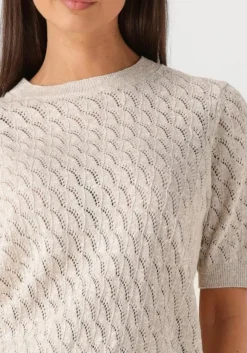 DAMES MOS MOSH t-shirt mmkarin marisol ss linen knit