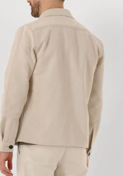 Heren PROFUOMO overshirt overshirt zip herringbone