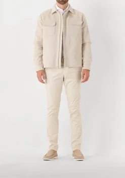 Heren PROFUOMO overshirt overshirt zip herringbone