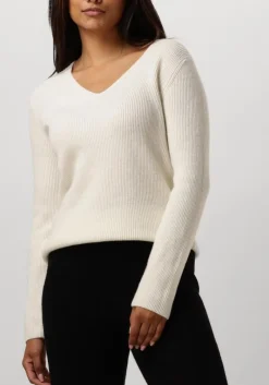 DAMES RESORT FINEST trui v-neck rib knit