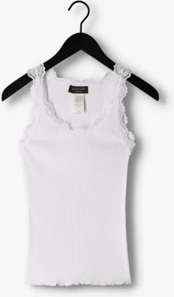 DAMES ROSEMUNDE top silk top w/ lace