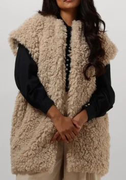 DAMES RUBY TUESDAY gilet chrissie fake fur long gilet