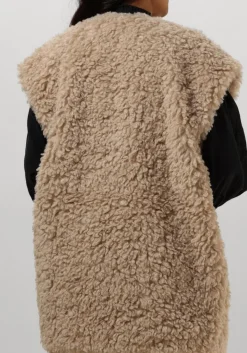 DAMES RUBY TUESDAY gilet chrissie fake fur long gilet