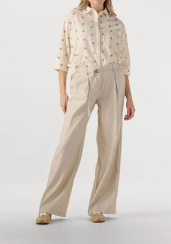 DAMES SUMMUM blouses 3/4 sleeve blouse top linen