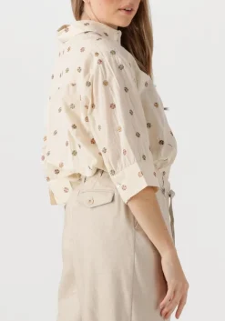 DAMES SUMMUM blouses 3/4 sleeve blouse top linen