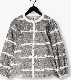 DAMES SUMMUM blouses longsleeve bouse tile embroidery