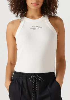 DAMES CLOSED top racer tank top