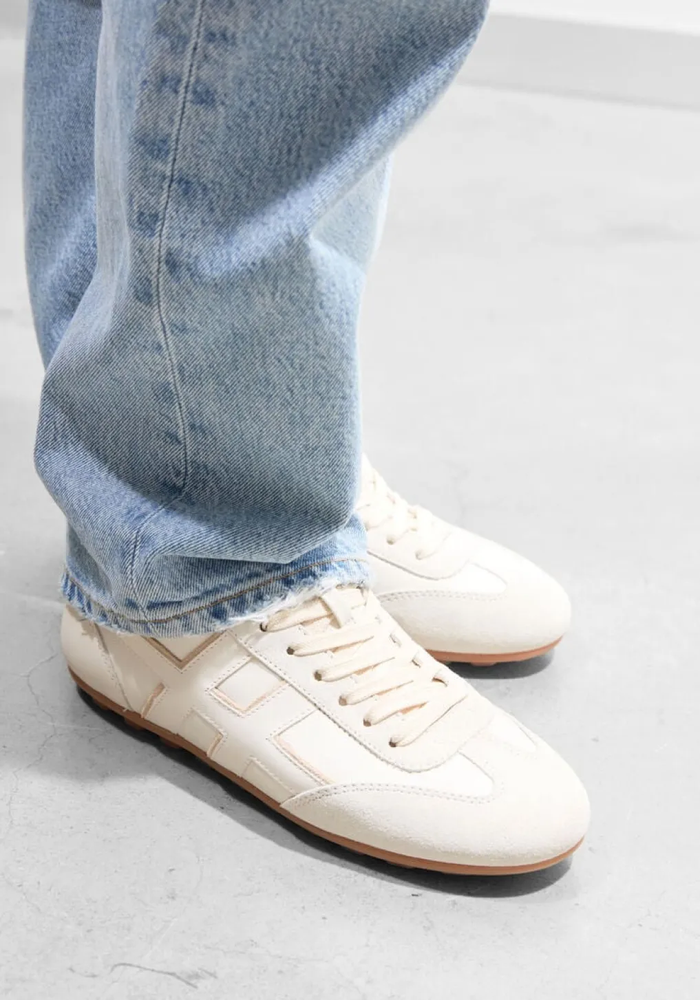 DAMES HOGAN lage sneakers h693 allacciato h