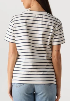DAMES MOS MOSH t-shirt mmnani v-ss stripe tee