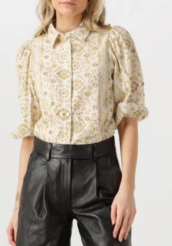 DAMES AAIKO gele blouses lien 2 tone co 530