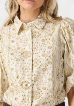 DAMES AAIKO gele blouses lien 2 tone co 530