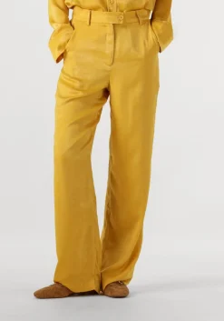 DAMES AMAYA AMSTERDAM gele pantalon bellini pants