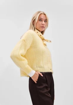 DAMES DES PETITS HAUTS gele vest chouette