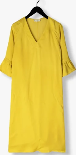 DAMES NEMA gele maxi jurk n141