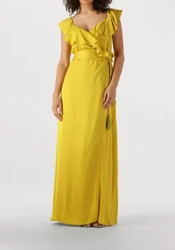 DAMES NEMA gele maxi jurk n162