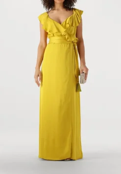 DAMES NEMA gele maxi jurk n162