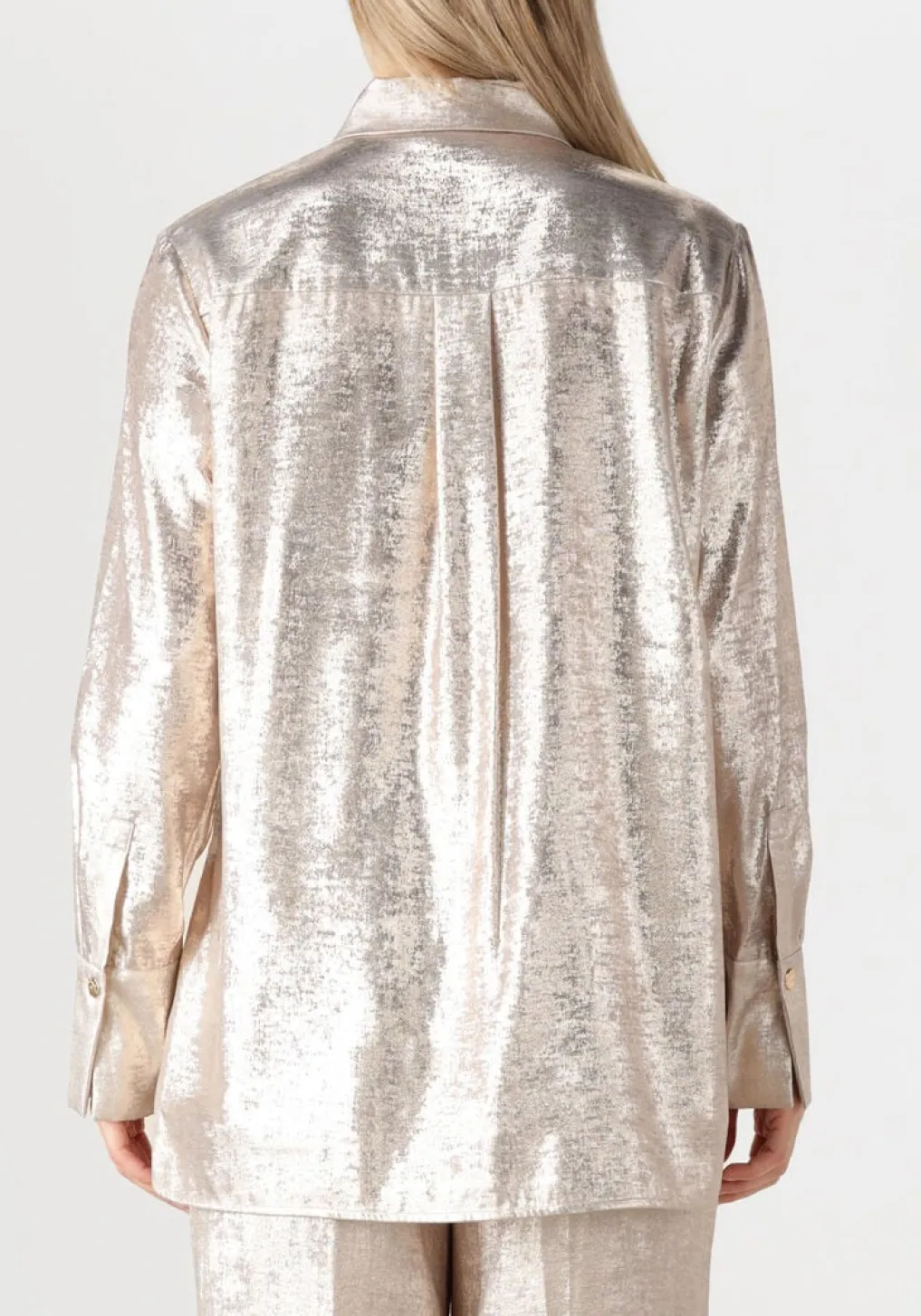 DAMES DANTE6 en blouses cathin metallic long shirt