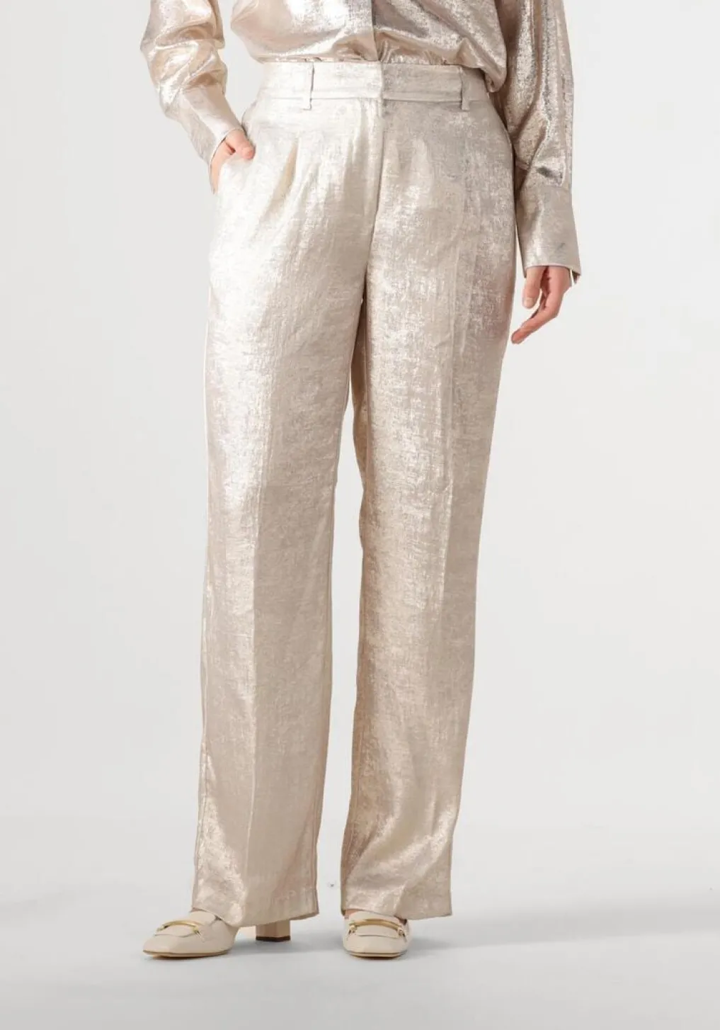 DAMES DANTE6 en pantalon charm metallic pants