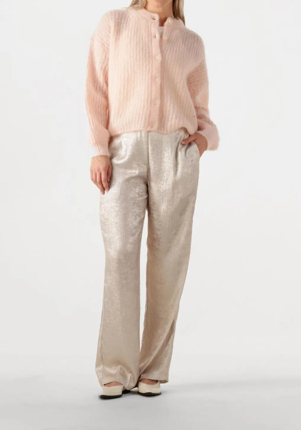 DAMES DANTE6 en pantalon charm metallic pants