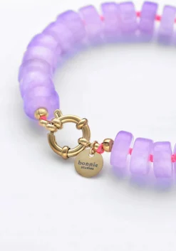 DAMES BONNIE STUDIOS sieraad phil purple bracelet