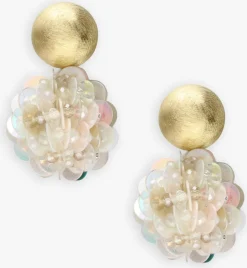 DAMES LOTT. GIOIELLI oorbellen fine sequin globe s