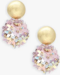 DAMES LOTT. GIOIELLI oorbellen sequin flower globe m