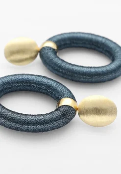 DAMES LOTT. GIOIELLI oorbellen oval with bead threated l