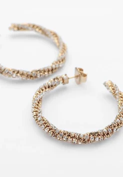 DAMES LOTT. GIOIELLI sieraad twisted tennis creole l