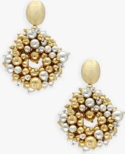 DAMES LOTT. GIOIELLI sieraad drop s irregular stones