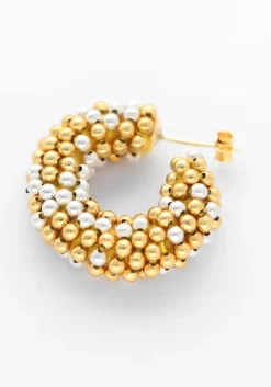 DAMES LOTT. GIOIELLI sieraad ce gb round creole s