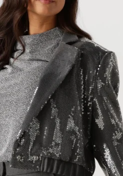 DAMES AAIKO grijze blazer mille sequins pes 356