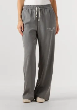DAMES ALIX THE LABEL grijze wijde broek relaxed pant