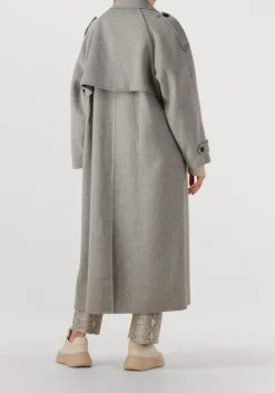 DAMES ALTER EGO grijze mantel adeline