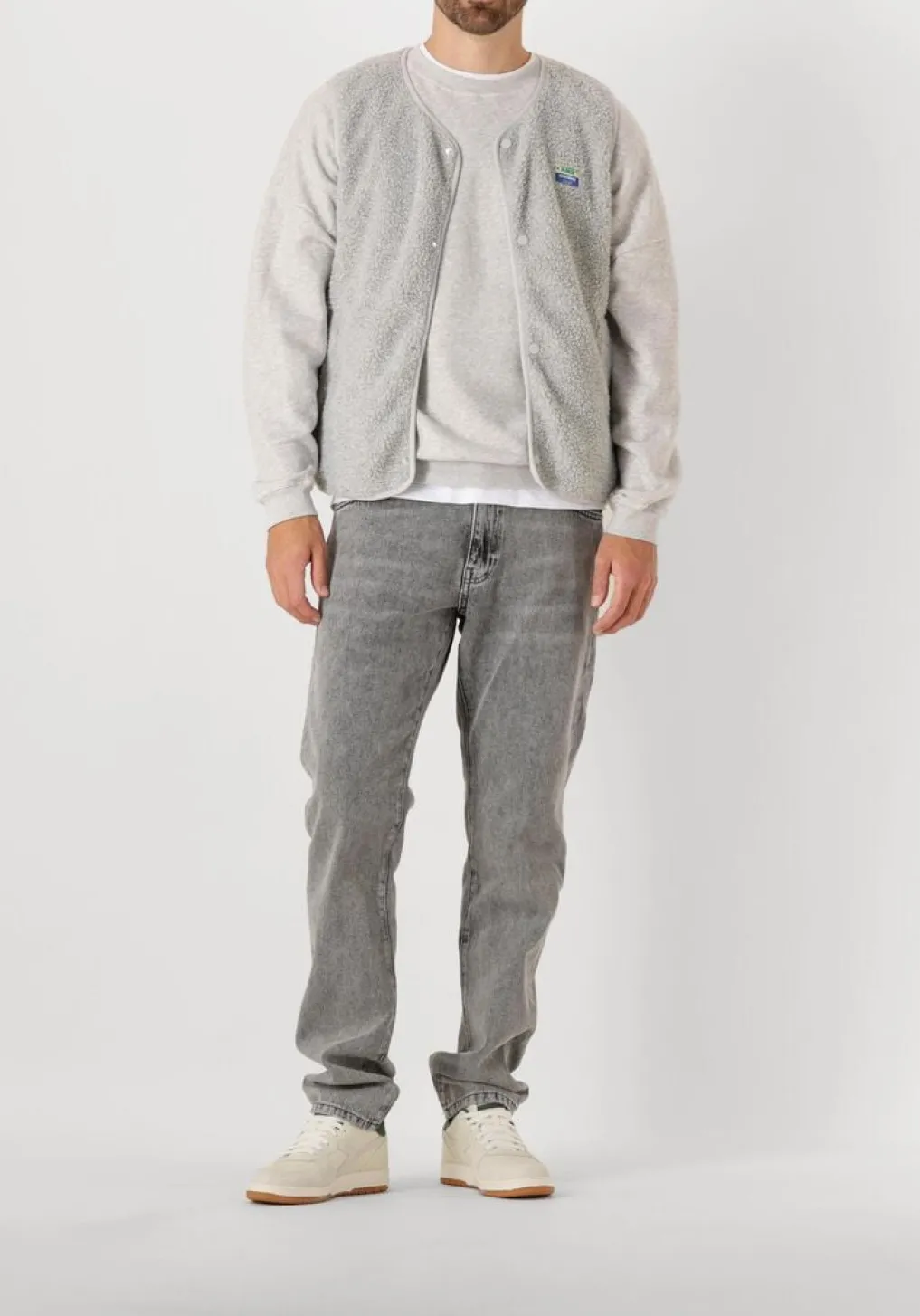 Heren AMERICAN VINTAGE grijze sweater kodytown men