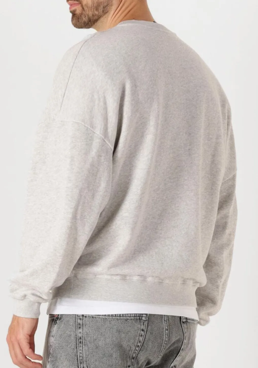 Heren AMERICAN VINTAGE grijze sweater kodytown men