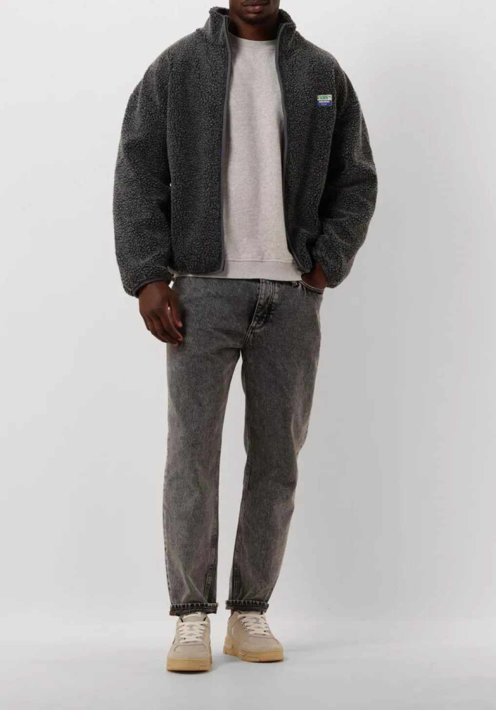 Heren AMERICAN VINTAGE grijze sweater kodytown men