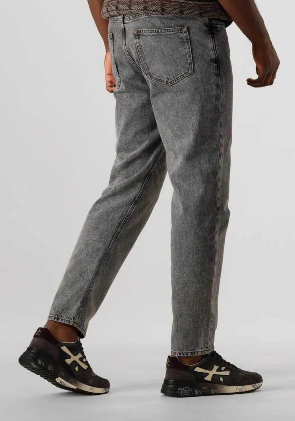 Heren AMERICAN VINTAGE grijze tapered jeans yopday-b