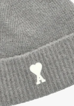 DAMES AMI PARIS grijze muts adc beanie