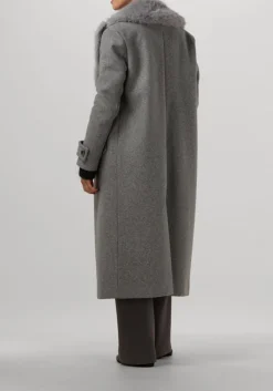 DAMES BEAUMONT grijze mantel constance