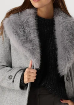 DAMES BEAUMONT grijze mantel constance