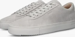 Heren BLACKSTONE grijze lage sneakers cobble roger