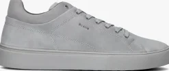 Heren BLACKSTONE grijze lage sneakers crag colton