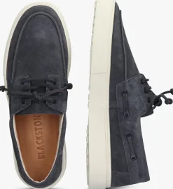 Heren BLACKSTONE grijze lage sneakers ruby agwe