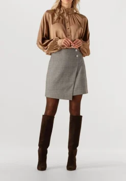 DAMES BRUUNS BAZAAR grijze midirok bbmaina skirt