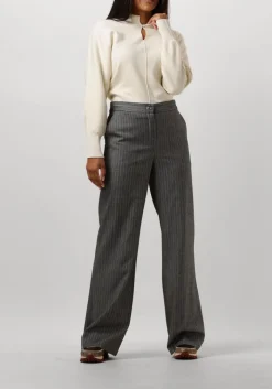 DAMES CAROLINE BISS grijze wijde broek 4530