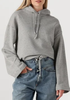 DAMES CLOSED grijze trui logo hoodie