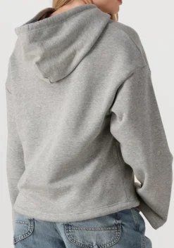 DAMES CLOSED grijze trui logo hoodie