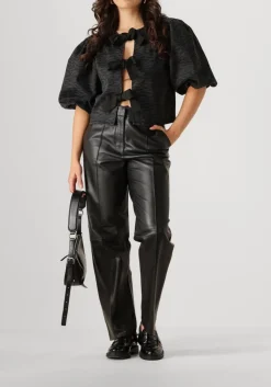 DAMES CO'COUTURE grijze blouses zebra bow blouse